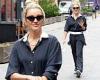 Ashley Roberts looks stylish in monochrome jumpsuit with giant pockets as she ...