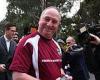 Overjoyed Barnaby Joyce plays rugby league with fellow politicians