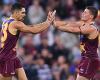 Brisbane Lions jump ahead of Cats on AFL ladder with convincing win
