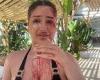 British student covered in blood after she is 'hit with a champagne bottle' at ...