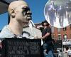 NYC George Floyd statue vandalized by white supremacists less than a week after ...
