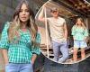 Pregnant Louise Thompson and fiancé Ryan Libbey continue their extensive home ...