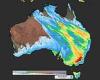 Huge 3500kilometre rain band moving across Australia means a very wet weekend ...