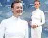 Yvonne Strahovski unveils pregnancy at the red carpet premiere of Amazon's The ...