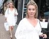 Bake Off star Candice Brown cuts a stylish figure in broderie anglaise dress