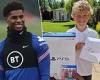 sport news England and Manchester United star Marcus Rashford gives special gift to young ...