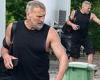 Christopher Eccleston, 57, displays his muscular frame in black outfit after ...