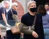 Harrison Ford steps out wearing a sling after injuring his shoulder