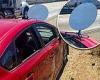 California cop tickets driver for 'visual obstruction' after affixing Starlink ...