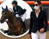 Jessica Springsteen competes in the Royal Windsor Horse Show in front of the ...