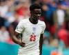 sport news Bukayo Saka to be fit for England's semi-final showdown with Denmark  after ...