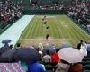 sport news Wimbledon 2021: Rain dampens spirits as downpour delays Emma Raducanu's match