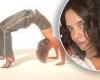 Katie Holmes does a flawless BACKBEND in her high heels