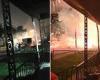 Four injured in massive explosion after teenager throws a lit firework into a ...