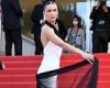 Bella Hadid stuns in crisp white gown with black train at Cannes Film Festival ...