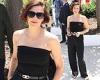 Maggie Gyllenhaal oozes class in an all-black ensemble ahead of Cannes Film ...