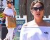 Lady Gaga grabs groceries in eye-catching white off-the-shoulder top and ...