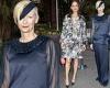 Tilda Swinton shows off her quirky sense of style by covering one eye with a ...