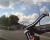 Huddersfield dashcam footage shows moment e-scooter rider darts in front of car ...