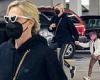 Charlize Theron is casual in baggy hoodie and leggings on outing in LA with ...