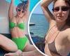 Rumer Willis showcases her toned form in retro-style green bikini during Greece ...