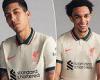 sport news Liverpool unveil away kit for the 2021-22 season which is 'crafted in stone and ...