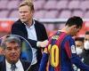sport news Ronald Koeman is 'concerned' about Lionel Messi's future after his Barcelona ...