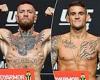 sport news Conor McGregor and bitter rival Dustin Poirier make the weight for trilogy fight