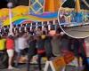 Magic Carpet Michigan ride appears suddenly lose control fair-goers rush to its ...