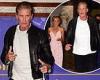 David Hasselhoff, 68, looks suave in a leather jacket as he enjoys night out at ...