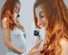 Stacey Solomon shares an adorable snap cradling her bump after announcing she's ...