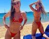 Julianne Hough shows off her summer body while relaxing on a picturesque ...