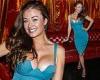 Actress Jess Impiazzi looks stunning in VERY busty teal midi dress at Proud ...