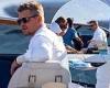Matt Damon looks relaxed as he heads out on a boat on day four of Cannes Film ...