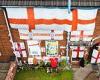 England fan admits 'I have gone a bit mad' with his St George-festooned house ...