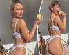 Married At First Sight's Jessika Power shows off her pert derrière in skimpy ...