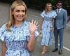 Katherine Jenkins looks radiant in floral dress as she joins husband Andrew ...