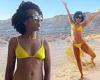 Kerry Washington shows off her stunning figure in a bright yellow bikini amid ...