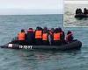 Two migrants rescued by RNLI after falling overboard boat as dozens make ...