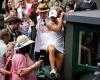 Ash Barty's players' box blooper at Wimbledon tennis final after taking out the ...