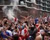 sport news Fans storm Wembley stadium ahead of Euro 2020 final between England and Italy