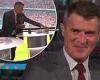sport news Gary Neville spills Roy Keane's coffee during Like Shaw goal celebrations