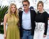 Sean Penn, 60, joins stylishly-clad daughter Dylan, 30, at photocall for their ...