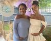 Leigh-Anne Pinnock shows off bump at pregnant sister's baby shower