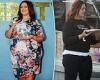 Chrissie Swan shows off her incredible weight loss as she visits a cafe in ...