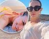 Rumer Willis looks ethereal in a semi-sheer white dress while in Greece after ...