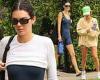 Kendall Jenner shows off figure in skintight workout gear as she heads to ...