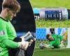 sport news Jordan Pickford had notes on his water bottle about Italy's penalty takers