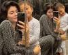 Kylie Jenner cuddles up to daughter Stormi, three, in pajamas as they wish ...