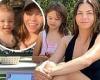 Jenna Dewan poses in black swimsuit as she enjoys fun in the sun with her kids ...
